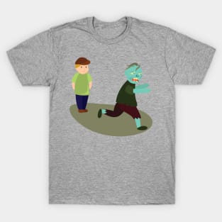 Halloween Hesitant Zombie T-Shirt